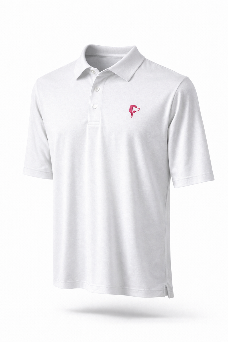 Butter Stripe Performance Polo- Cloud