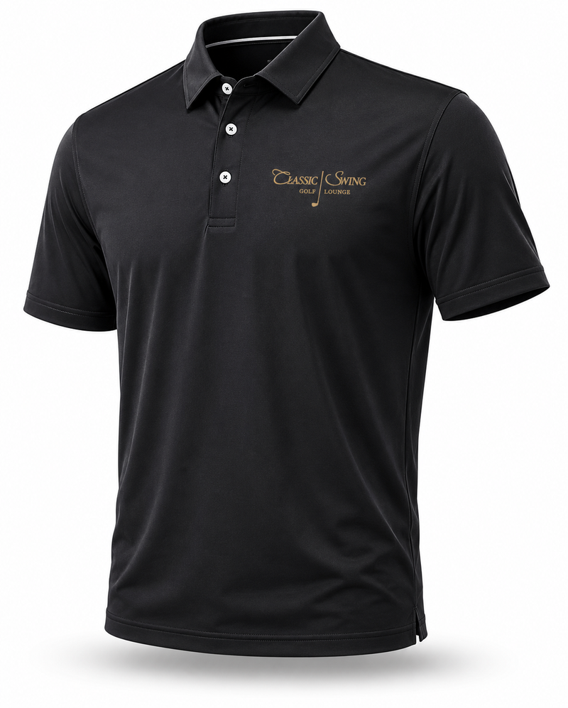 Men's Classic Performance Polo- Black
