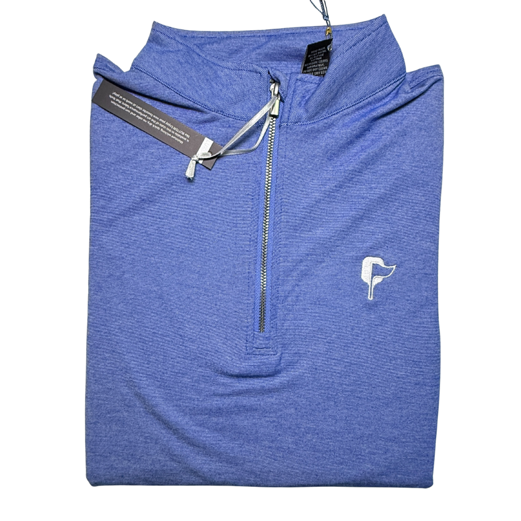 Nautical Blue Butter Stripe Half Zip