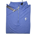 Nautical Blue Butter Stripe Half Zip