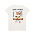 Women's Bar Open SS Tee- Natural