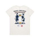 Women's Dink Responsibly SS Tee- Natural