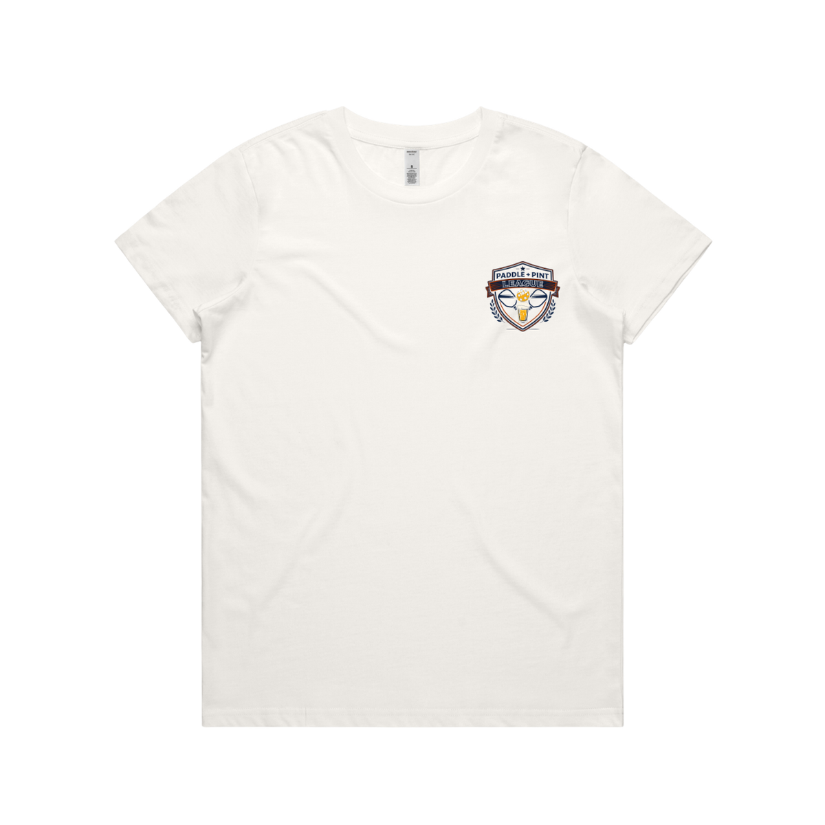 Women's Dink Responsibly SS Tee- Natural