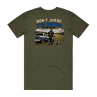 Don't Judge...- Blue Collar Golfer- Army Green