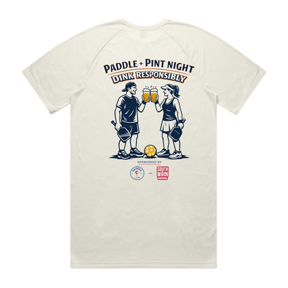 Men's Dink Responsibly SS Tee- Natural