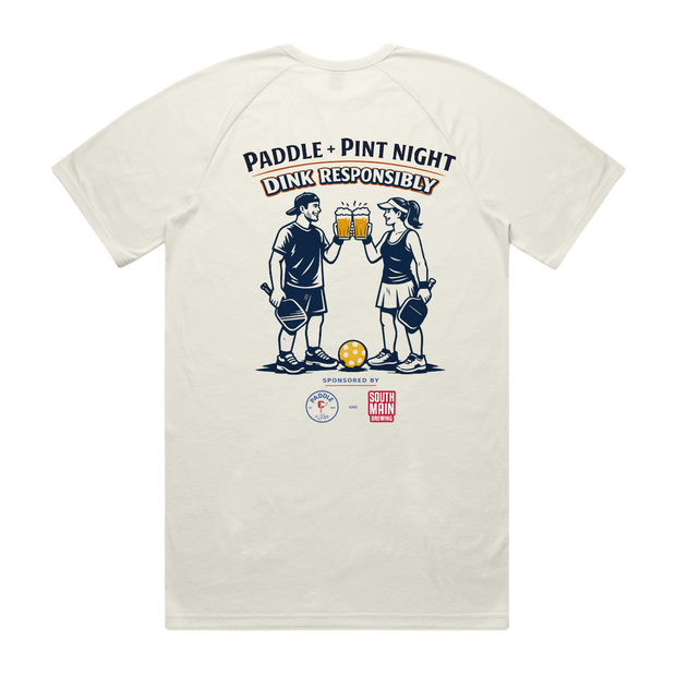 Men's Dink Responsibly SS Tee- Natural