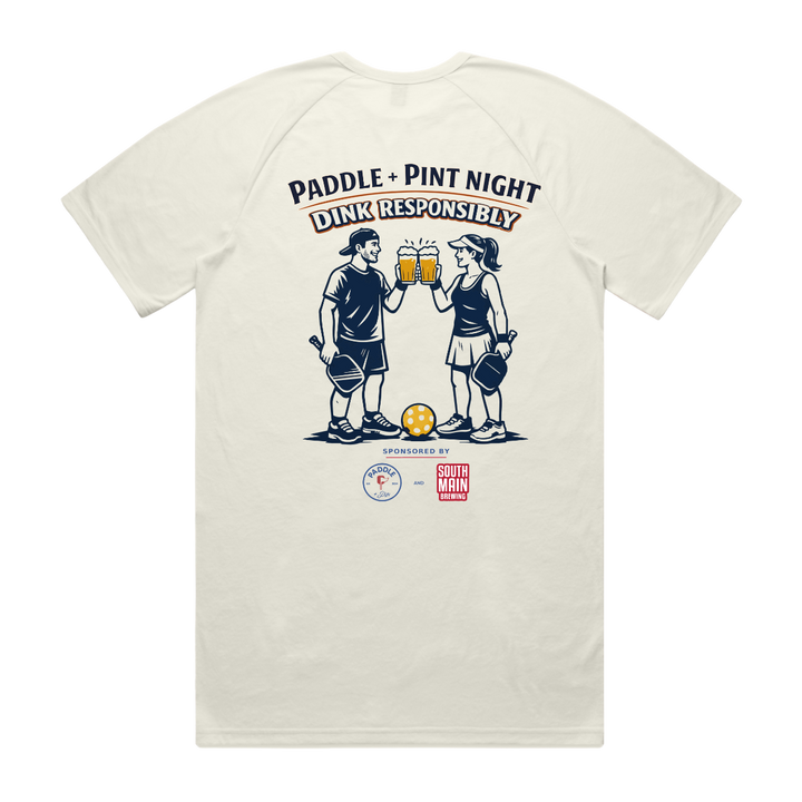 Men's Dink Responsibly SS Tee- Natural
