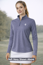Butter Stripe Half Zip- Napa Berry