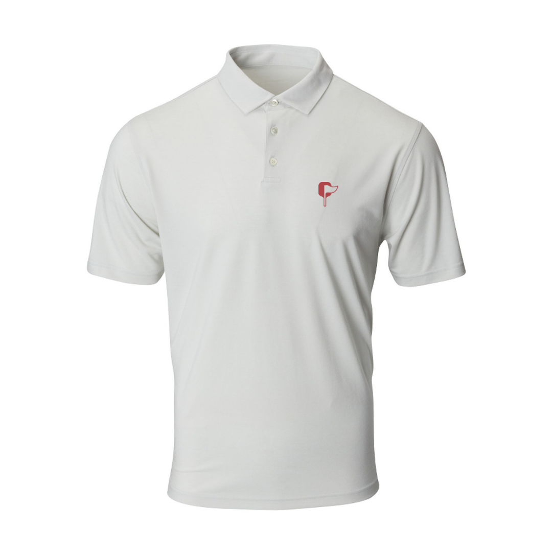 Butter Stripe Performance Polo- Cloud