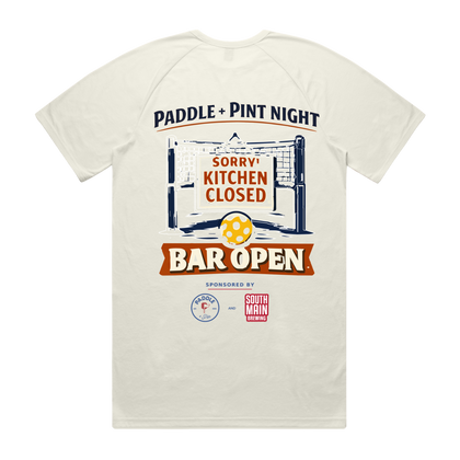 Men's Bar Open SS Tee- Natural