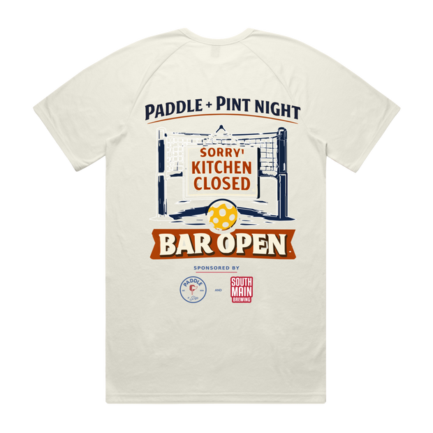 Men's Bar Open SS Tee- Natural