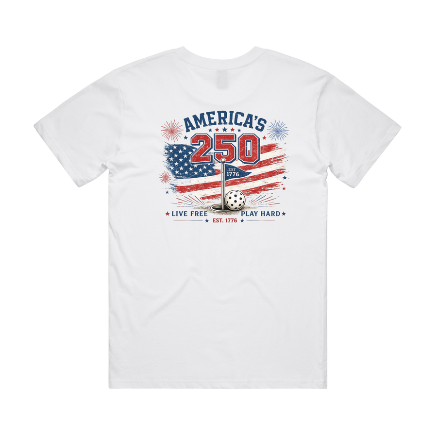 Live Free 250 Men's SS Tee- Natural
