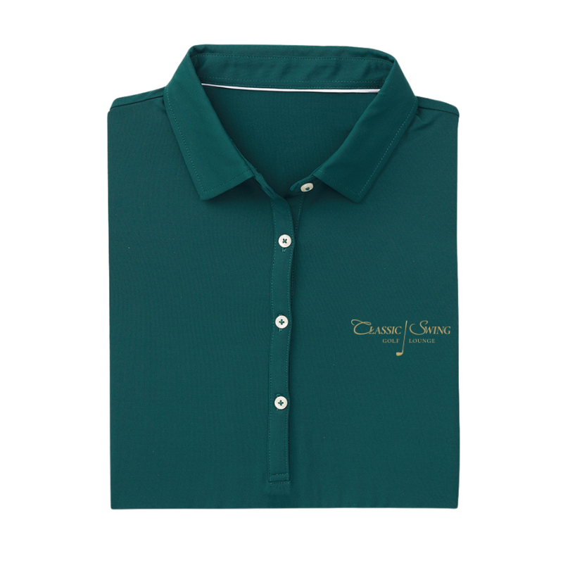 Women's Classic Performance Polo- Forest Green