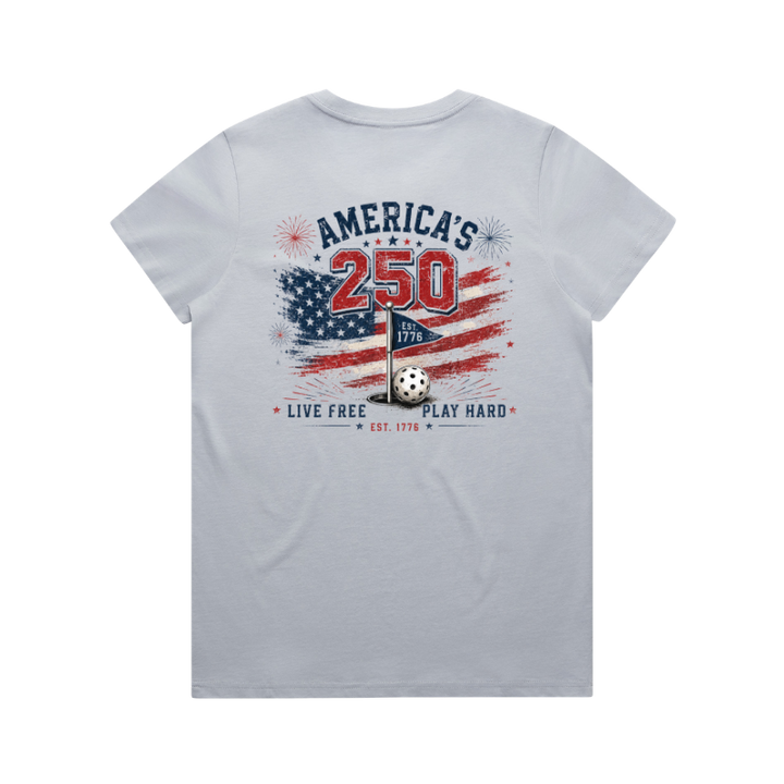 Women's Live Free- Blue