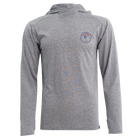P+P Logo Performance Hoodie- Heather Grey