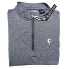 Butter Stripe Half Zip- Navy
