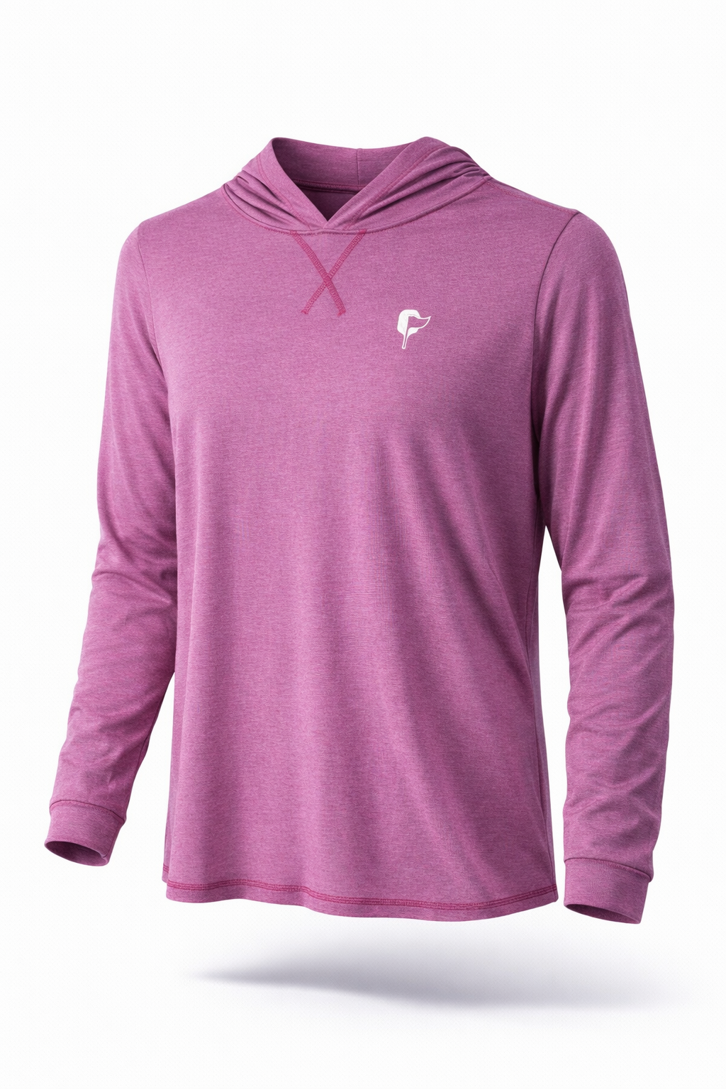 Butter Stripe Hoodie- Velvet Rose
