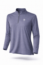 Butter Stripe Half Zip- Navy