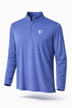 Nautical Blue Butter Stripe Half Zip