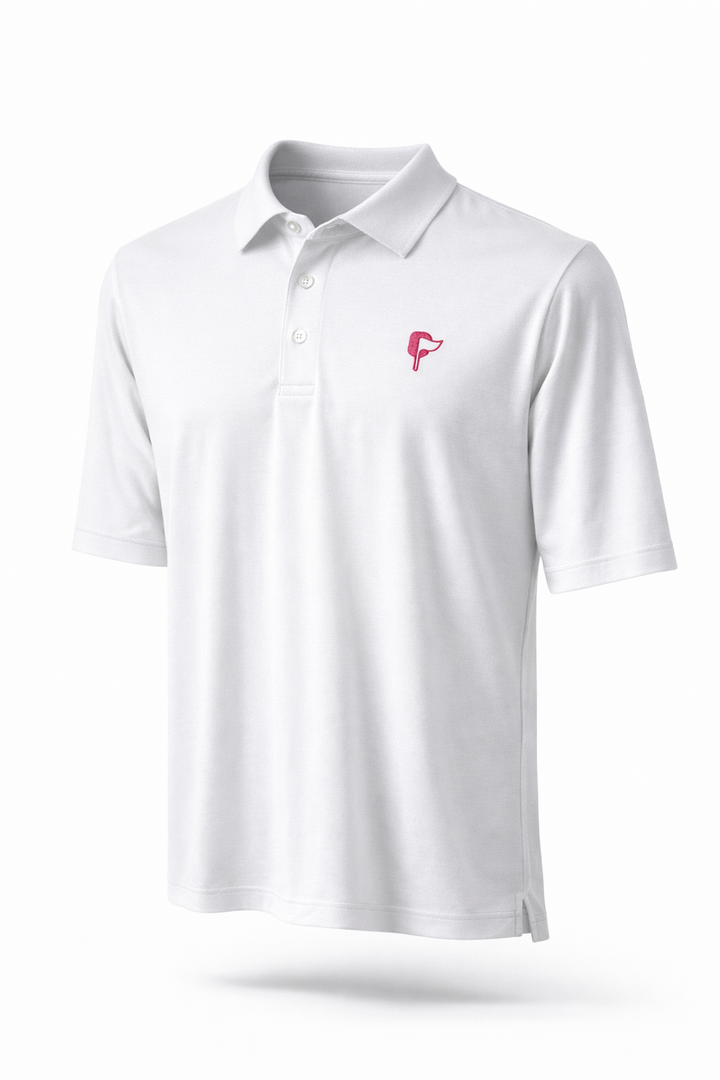 Butter Stripe Performance Polo- Cloud