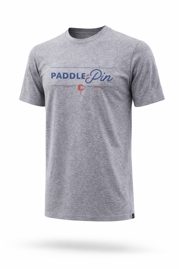 Logo Performance S/S- Heather Grey