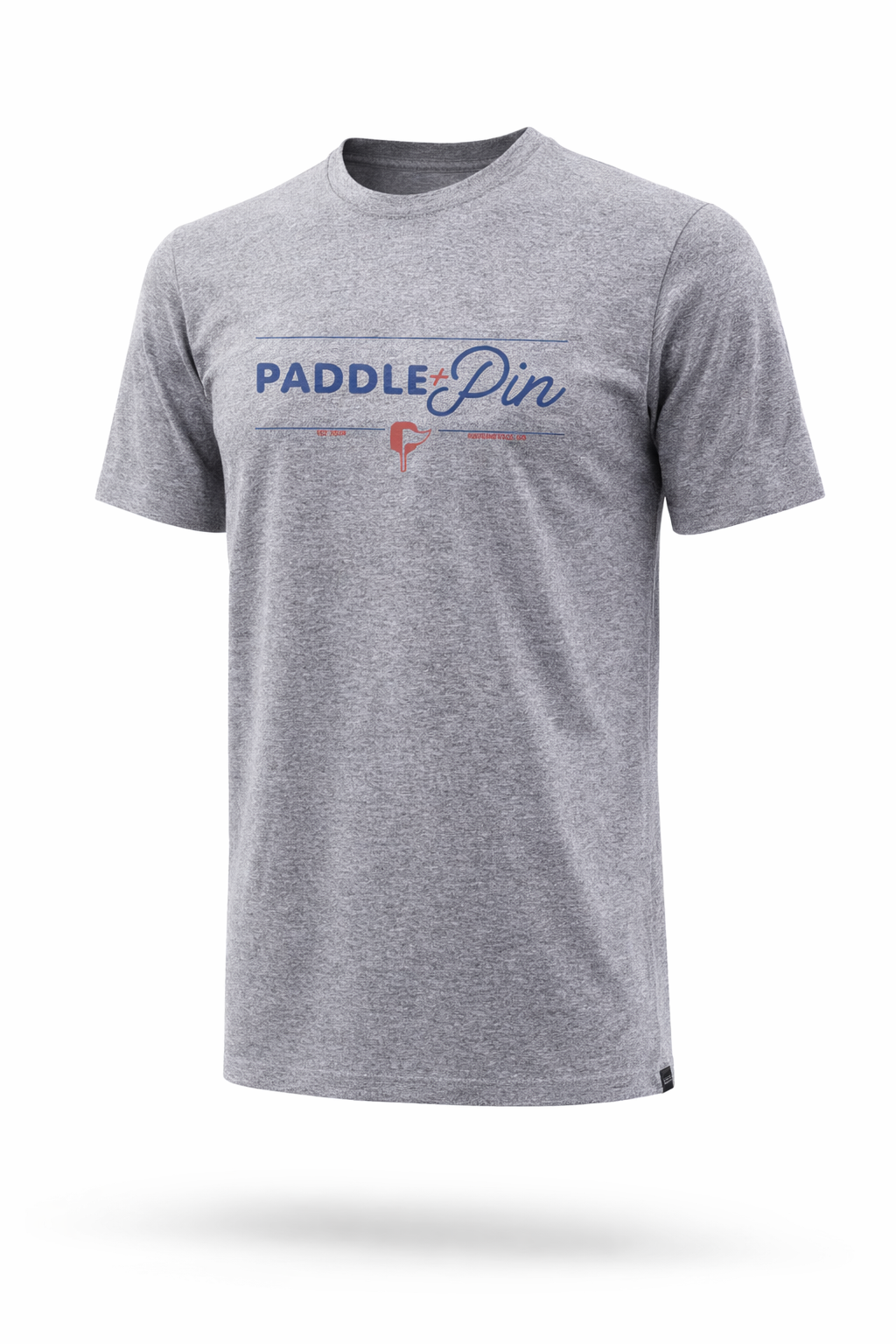 Logo Performance S/S- Heather Grey