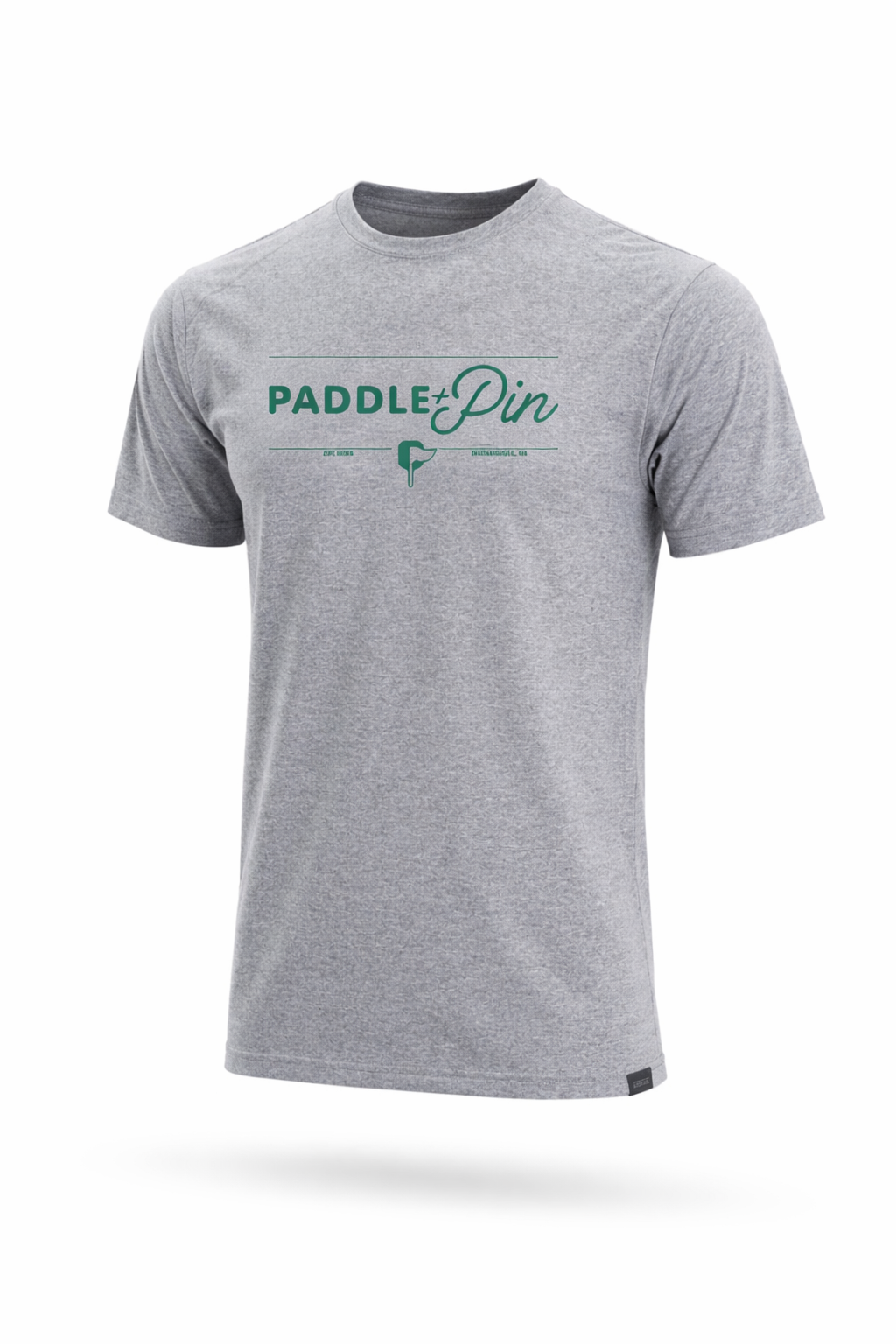Logo Performance S/S- Heather Grey