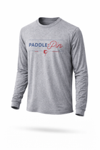 Logo Performance L/S- Heather Grey
