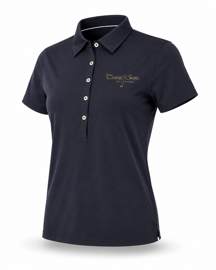 Women's Classic Performance Polo- Black