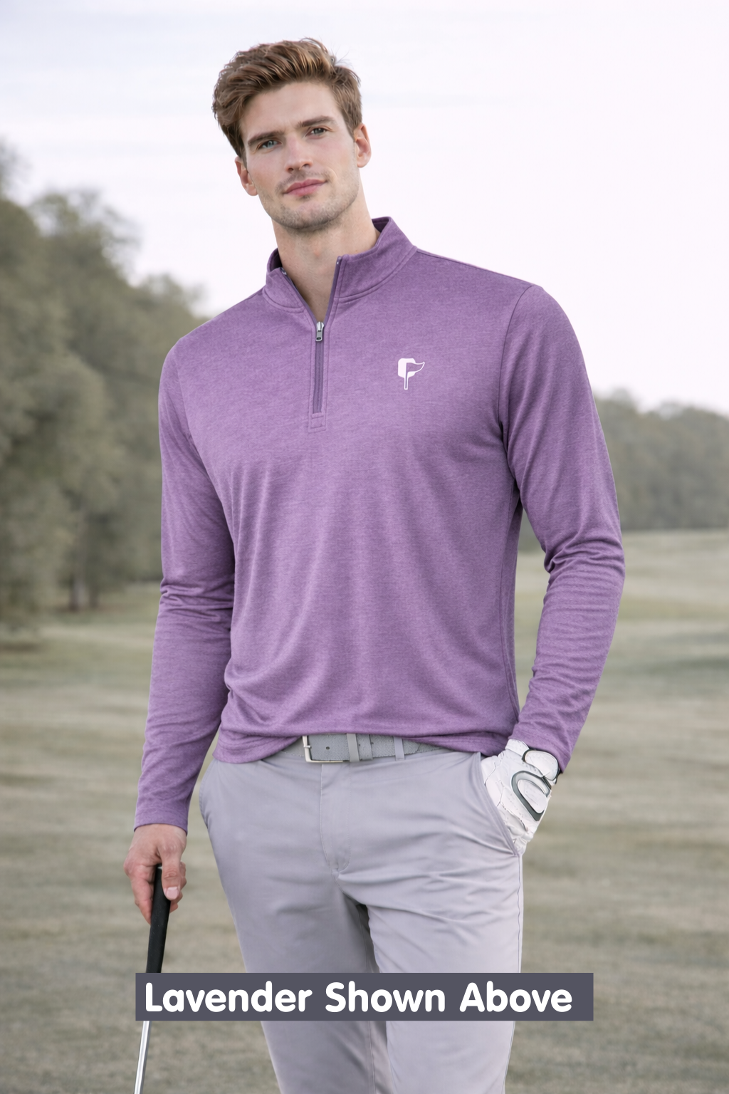 Butter Stripe Half Zip- Navy