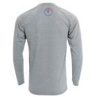 Logo Performance L/S- Heather Grey