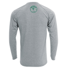 Logo Performance L/S- Heather Grey